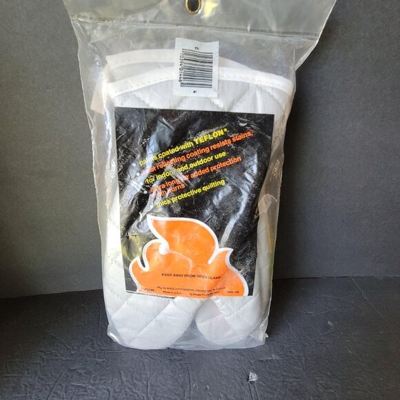 Vintage NEW Rainbow Striped Magla Cook Bake Barbecue Mitts Set of 2 Oven Mitts B - Picture 2 of 7